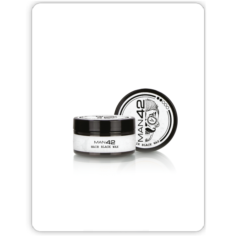 HAIR BLACK WAX MAN 42 100 ML  | Tenuta Extra Forte | Barberia Contemporanea