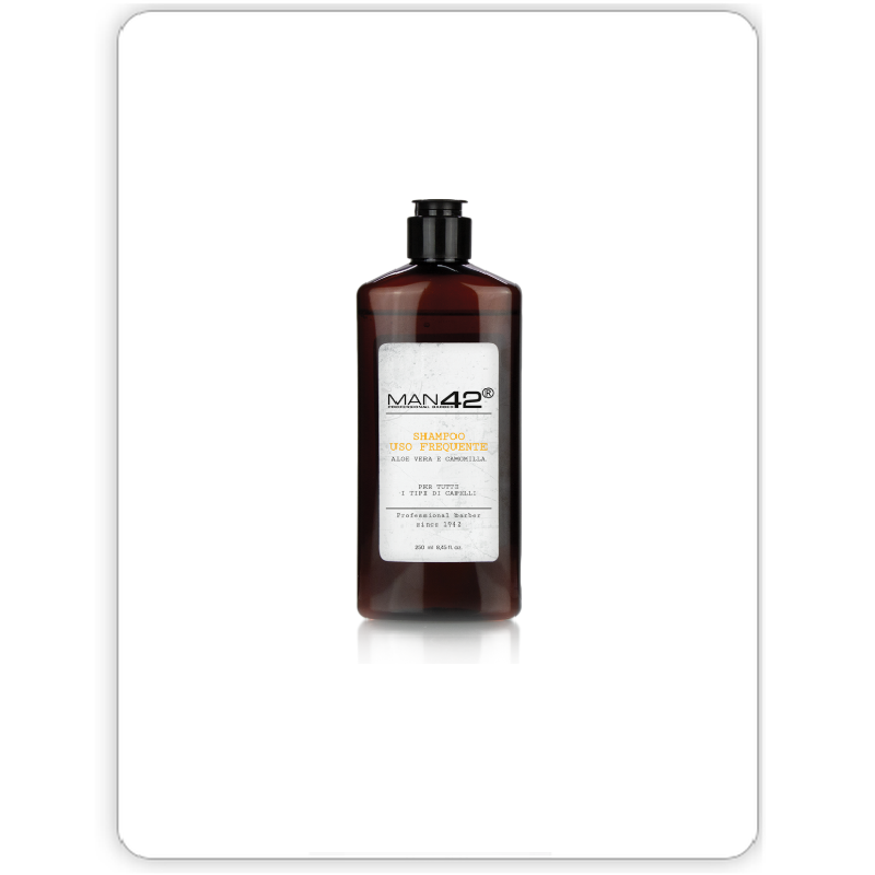 Shampoo Uso Frequente MAN 42 250ml | Delicato Quotidiano | Barberia Contemporanea